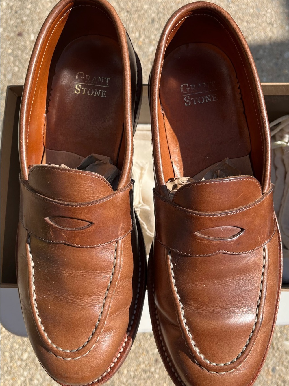 Grant Stone Men’s loafers in Dune CXL or Natural color - Picture 1 of 10